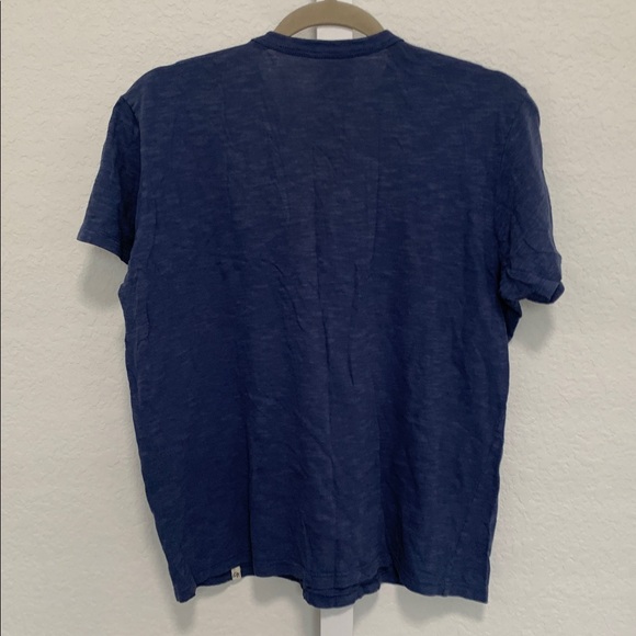 47 Denver Broncos Throwback Logo Blue Short Sleeve Shirt Size Small - Picture 5 of 7